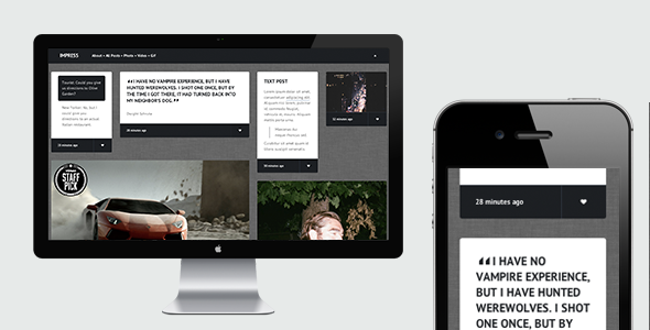 Impress - Responsive Tumblr Theme