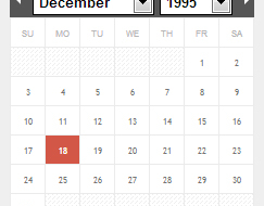 Ion Calendar jQuery Plugin