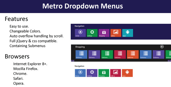 Metro-Navigation-Menu