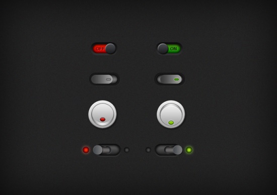 On Off Switch Buttons