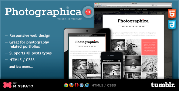 Photographica Tumblr Theme