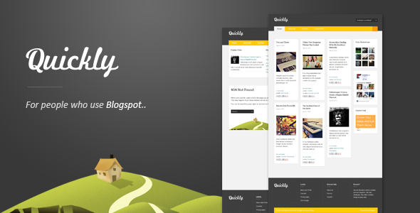 Quickly - Responsive Blogger Template