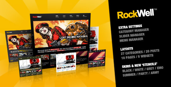 RockWell - Portfolio & Blog WordPress Theme