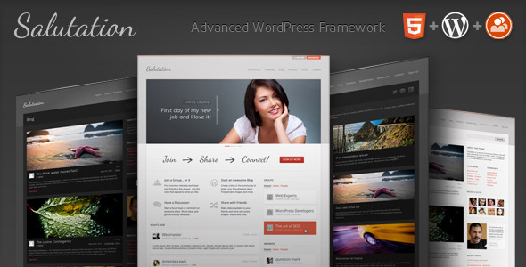 Salutation WordPress + BuddyPress Theme