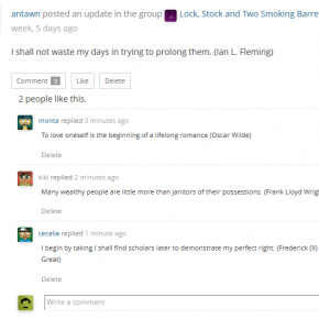 BuddyPress wall and turn it to Facebook-style wall