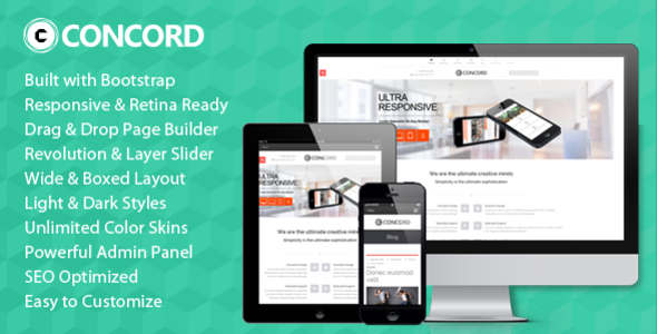 Concord - Retina Responsive Multi-Purpose WP Theme