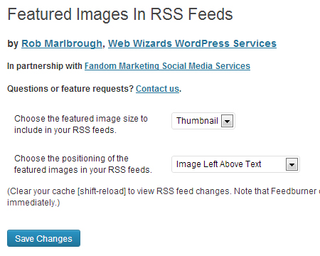 wordpress rss