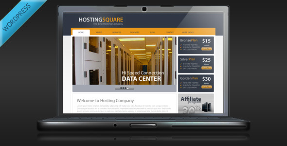 HostingSquare - Hosting WordPress Theme