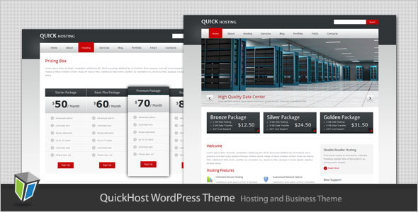 Quick Host - Business and Hosting WordPress Theme