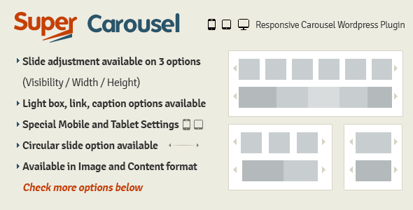 Super Carousel - Responsive WordPress Plugin