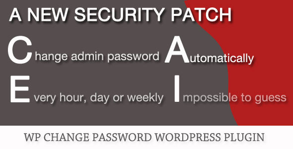 WP Change Password Plugin