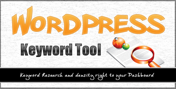 Wordpress Keyword Tool Plugin