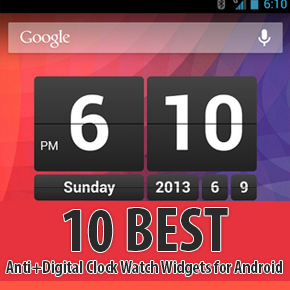 Best Anti+Digital Clock Watch Widgets for Android Thumbnail