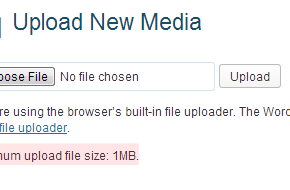 Media file uploader WordPress
