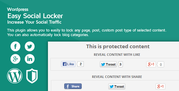 Easy Social Locker WordPress