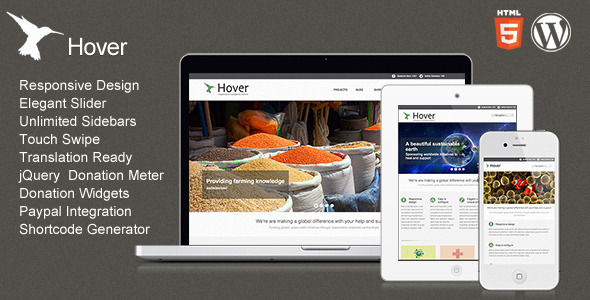 Hover - Responsive WordPress Theme