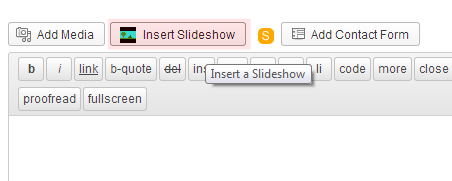 Insert Slideshow WordPress Screenshot