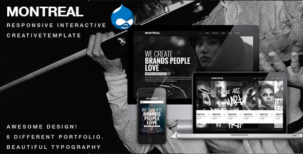 Montreal - Responsive Creative Drupal Theme 