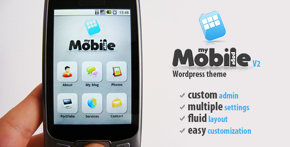 My Mobile Page V2 WordPress Theme