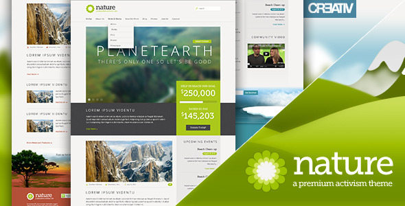Nature Premium Responsive WordPress Theme