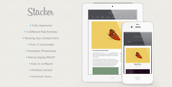 Stacker - Responsive WordPress Theme