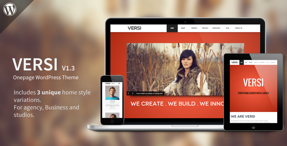 Versi - Onepage WordPress Theme