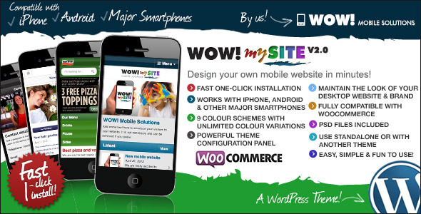 WOW! mySite WordPress Mobile Theme