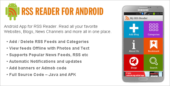 lightweight rss reader android