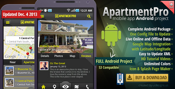 Apartment Real Estate Android Full App Source Code