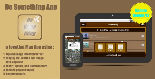 Do Something App a Location Map Application