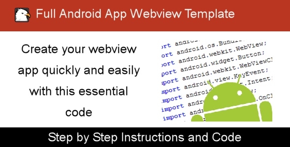 Full Android App Webview Template