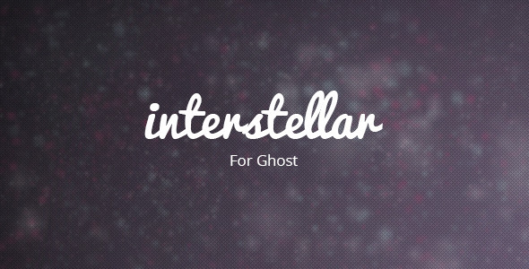 Interstellar - Ghost Theme