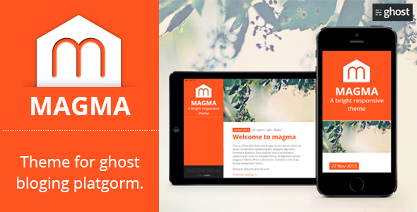 Magma - Clean Responsive Modern Ghost Theme
