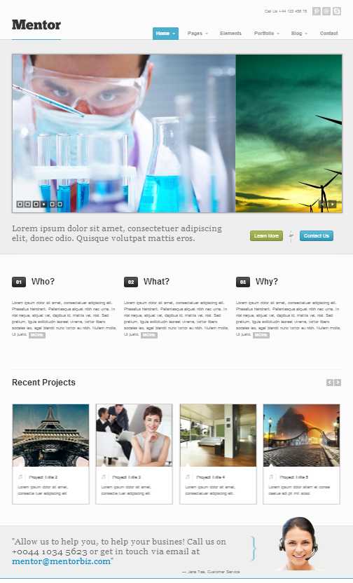 Mentor - Responsive Drupal Theme