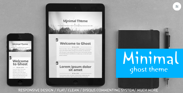 Minimal - Clean Responsive Ghost Theme