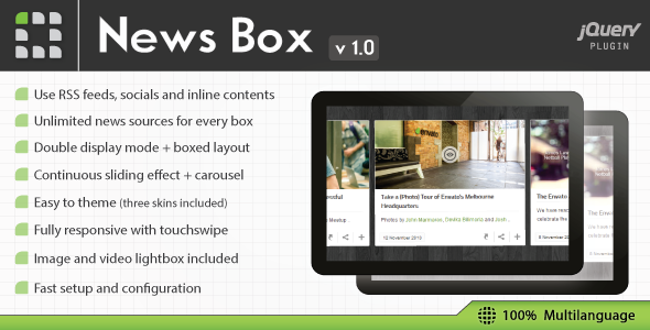 News Box - jQuery Contents Slider and Viewer