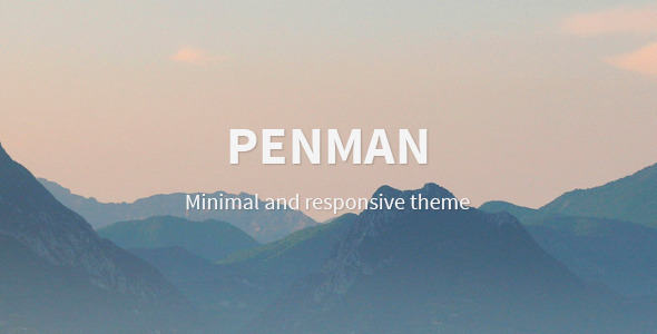 Penman - Minimal Responsive Ghost Theme