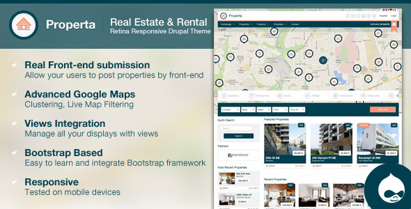 Properta - Real Estate Drupal Theme