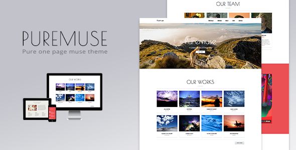 Puremuse - One Page Muse Theme