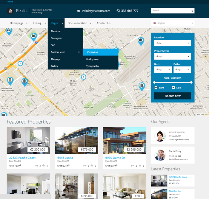 Realia - Responsive Real Estate Drupal Theme