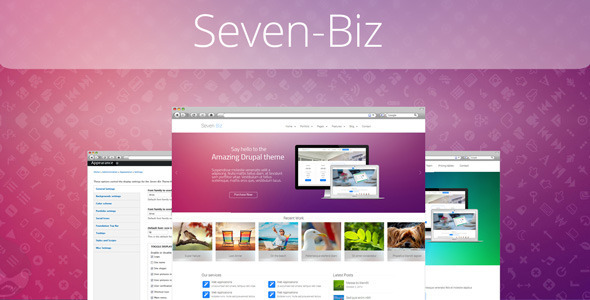 Seven-Biz - Responsive Multipurpose Drupal Theme