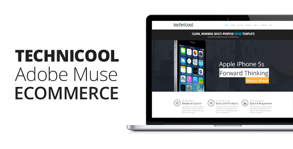 Technicool Muse eCommerce Template