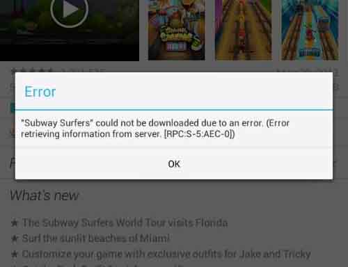 google play will not download