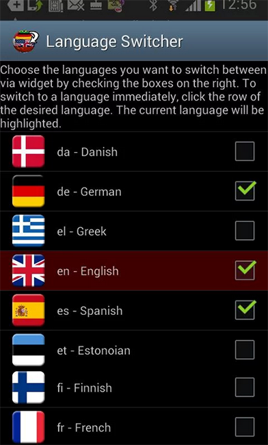 language switcher android