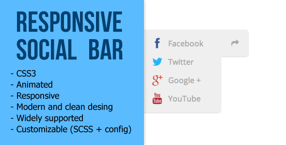 Responsive Social Bar