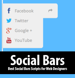 Best Social Bars Scripts for Web Designers