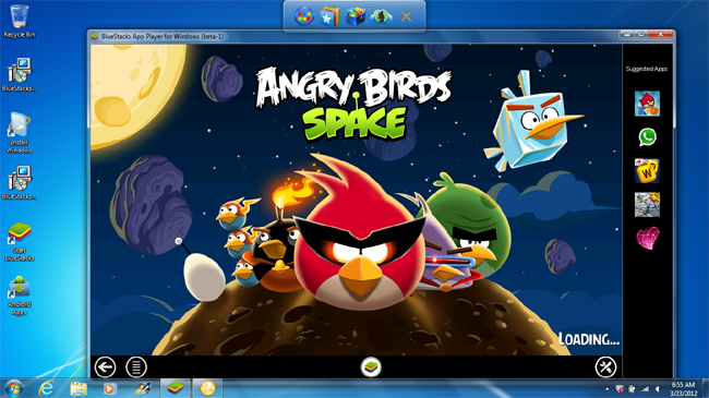 BlueStacks App Player Screenshot