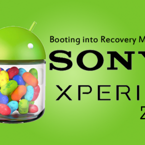 Booting into Rocovery Mode in Sony Xperia Z1