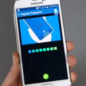 Fingerprint Scanner Galaxy S5 Screenshot