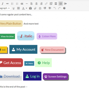 Forget About Shortcode Buttons Screenshot 1